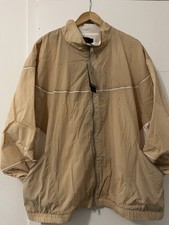 Jordan Full Zip Jacket Size XXL Mens Beige Essentials Warm Up