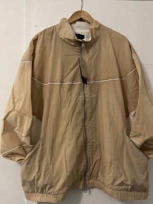 Jordan Full Zip Jacket Size XXL Mens Beige Essentials Warm Up