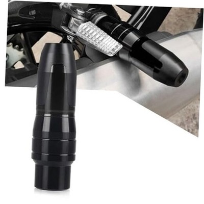 Universal Motorcycle Exhaust Pipe Exhaust Pipe Anti Falling Bar Black