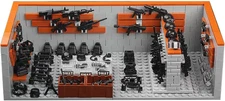 SWAT Team Equipment Weapon Pack,Military Base Weapons Depot, WWII Armory with We