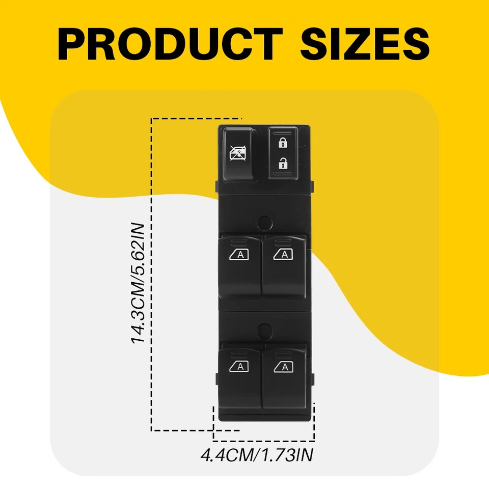 Master Window Control Switch for 2009 2010-2012 2013 Infiniti G37 2015 Q40 1~10X - Image 2 of 4