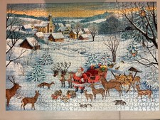 WHITE CHRISTMAS Limited Edition 1000 Piece Puzzle Ravensburger 2008 Complete