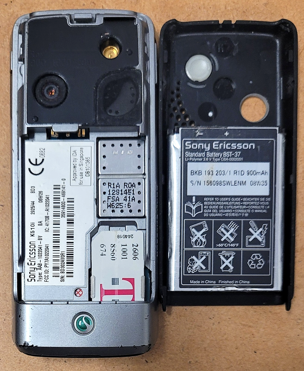 Sony Ericsson K510i - Black & Silver ( Unlocked ) Very Rare