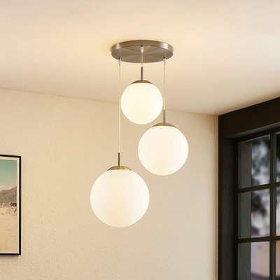Lindby Heleska Hängeleuchte Deckenlampe Pendelleuchte Leuchte dreiflammig E27