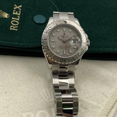 Rolex Yacht-Master 29mm 169622 Steel Platinum Dial Automatic