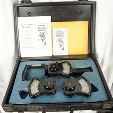 Vintage 3 Piece Columbia Tong Test Ammeter With Case.