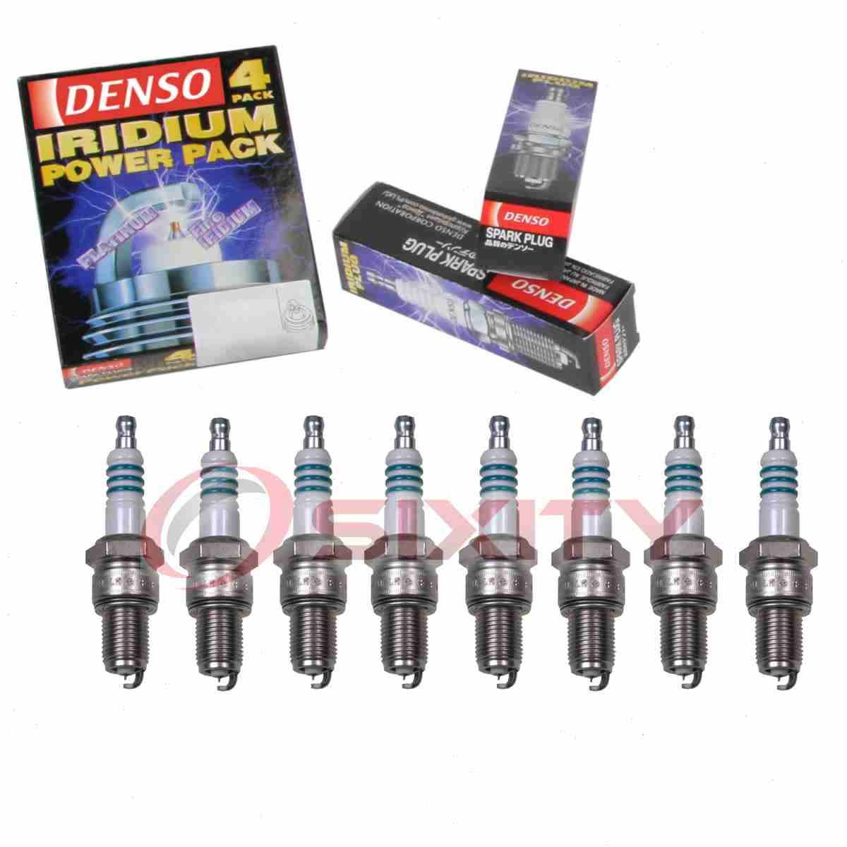 8 pc Denso Iridium Power Spark Plugs for 1967-1978 Dodge Charger 5.2L 5.6L bu