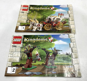 LEGO 7188 King's Carriage Ambush 100% Complete w/Manuals & Box w/Extra Items