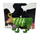 Cow Parade #7724 Lollipop Munchkin Cow 2005 The Wizard of Oz Figurine Box & Tag