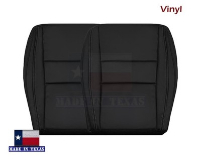 2011 - 2019 Fits Jeep Grand Cherokee Front Bottom Vinyl Bottom Seat Covers Black