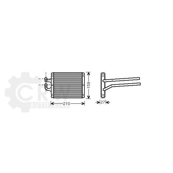 WäRmetauscher Innenraumheizung FüR KIA Picanto 1.1 Bj.04-20-image