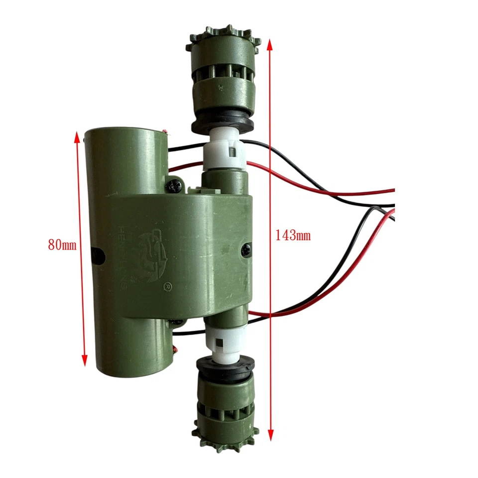 Henglong 1/24 2.4Ghz RC Tank Part 3808 3809 3816 Driving System Gear Box Set - Image 2 of 4
