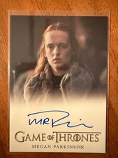 Megan Parkinson &middot; Game of Thrones &middot; Lady Alys Karstark &middot; Sammelkarte &middot; Autogramm