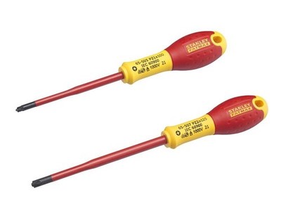 STANLEY  Hand Tools - FatMax  VDE Insulated Borneo PZ Scewdriver Set, 2 Piece