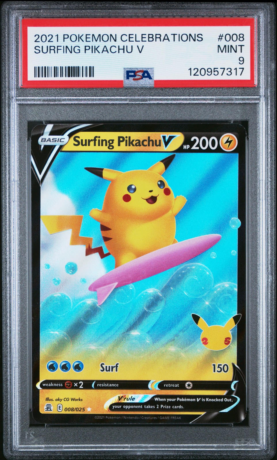 Surfing Pikachu V #8