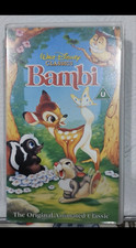 Walt Disney Classics Bambi VHS Tape PAL U Certificate English