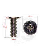 Replacement Screw Box 2.0 Refill  1R0  100 Pack 