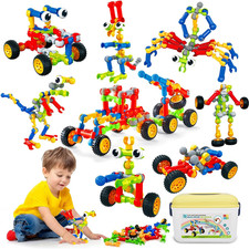 Building Blocks STEM Toys for 3 4 5 6 7 8 Year Old Boy Girl Birthday Gift, 142