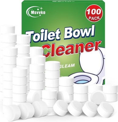 Toilet Bowl Cleaners, Bleach Tablets, Automatic Cleaner for Tank,