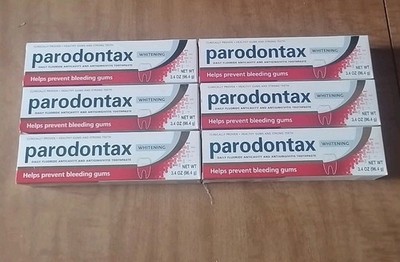 parodontax Whitening Toothpaste - 3.4 oz Prevent Bleeding Gums (6 pack) check BB