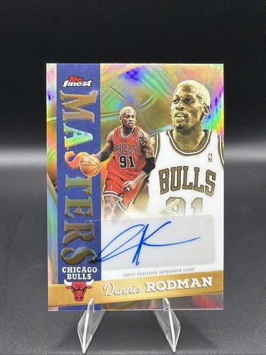 Dennis Rodman 2025-26 Topps Finest  Auto Gold Masters Chicago Bulls