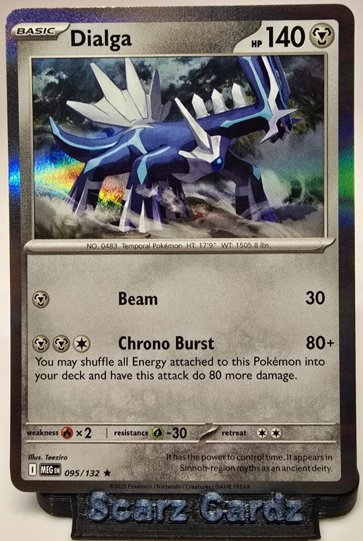 Dialga 095/132 - Holo Rare - Pokémon TCG: Mega Evolution - NM