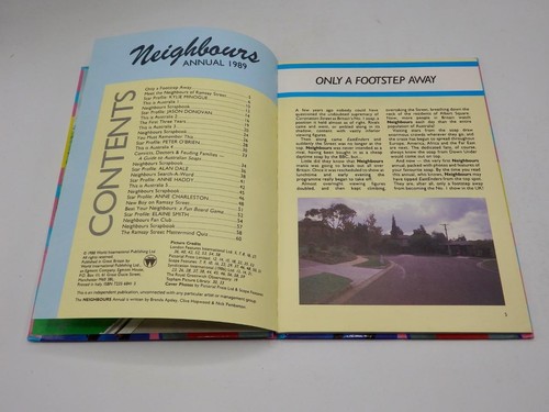 NEIGHBOURS TV Soap ANNUALS 1989 1990 1991, Special & Fact / Interviews Book - Picture 4 of 24