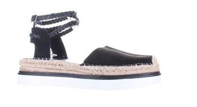 JLO by Jennifer Lopez Womens Jasmen Black Espadrilles Size 8 (7822064)