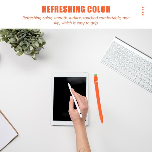 Carrot Protective Cover Touch Pen for Touchscreen Silicone Stylus - 第 5/11 張圖片