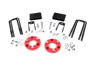 Rough Country 868RED Bolt-On Aluminum 2'' Leveling Lift Kit for Nissan Titan XD