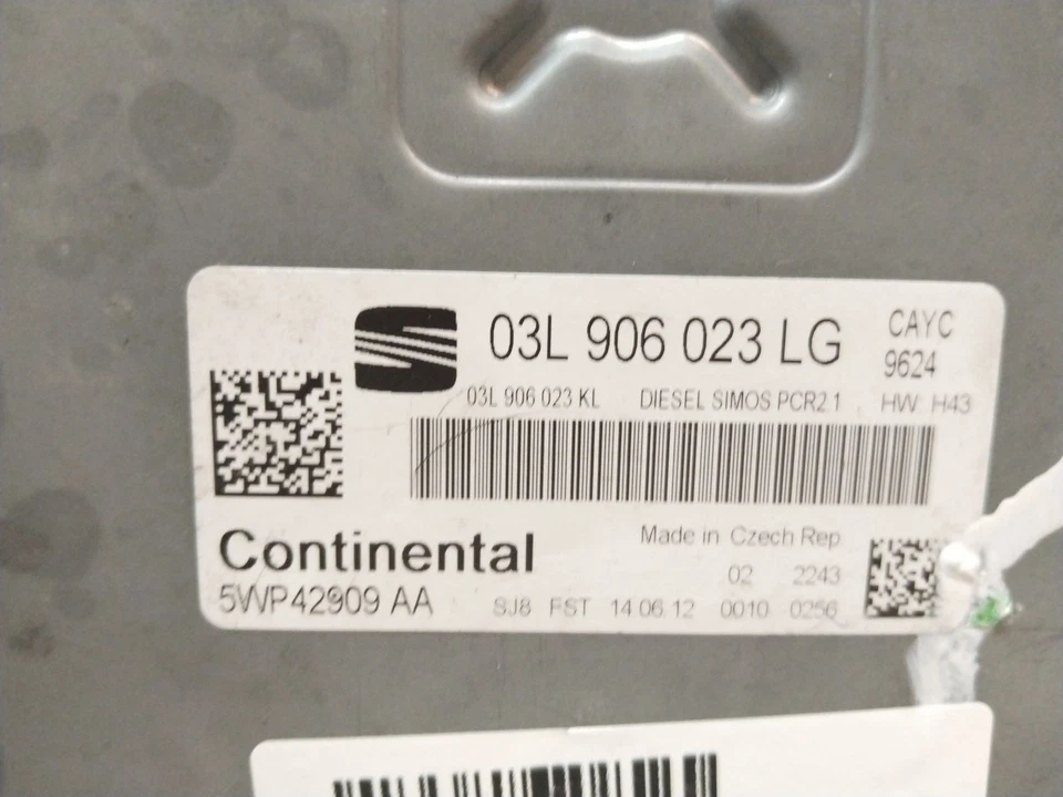 03L906023LG CENTRALINA MOTORE / 5WP42909AA / 6178089 PER SEAT ALTEA XL 5P5 REF - Immagine 3 di 4
