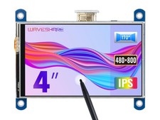 Waveshare 4 inch HDMI LCD IPS Display 800x480 Resolution Resistive Touch Screen