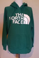 The North Face Women's Emerald Green Half Dome Pullover Hoodie Size M NICE