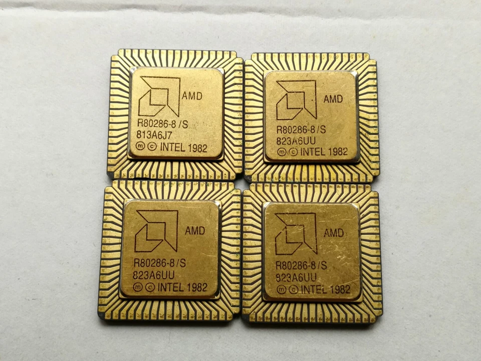 Vintage R80286-8 R80286-8/S 16-BIT High-Performance Microprocessor x 1pc - Image 2 of 2