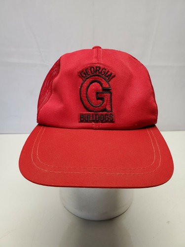 Vtg Georgia Bulldogs Snapback Trucker 