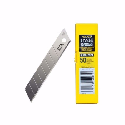 OLFA LB-50 18mm 50er-Pack Ersatzhklinge für OLFA 18mm Cutter