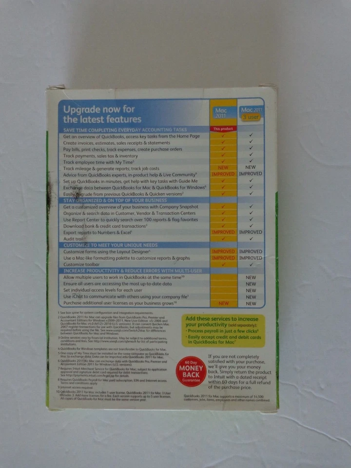 Intuit QuickBooks 2011 for Mac OS X v10.6 - Image 2 of 4