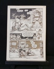 Teenage Mutant Ninja Turtles Keith Aiken Original Art TMNT Issue #55 Page 21 | eBay US