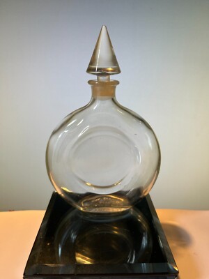 LEERE GUERLAIN MID 20TH CENTURY GLAS EAU de COLOGNE FLASCHE.