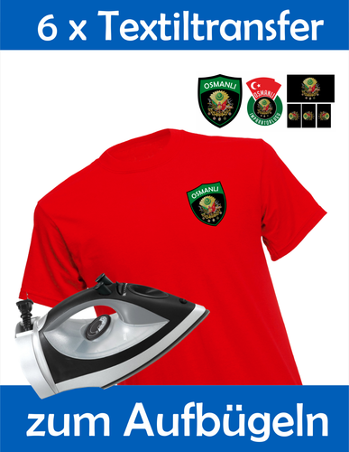 Osmanli Aufbügler Fahne Transferbügeln T-Shirt Trikot Z. Aufbügeln St. 6B - Bild 6 von 8