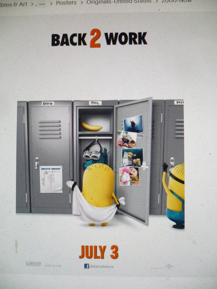 Despicable Me 2 Poster Back To Work All The 'Despicable Me' Movies In