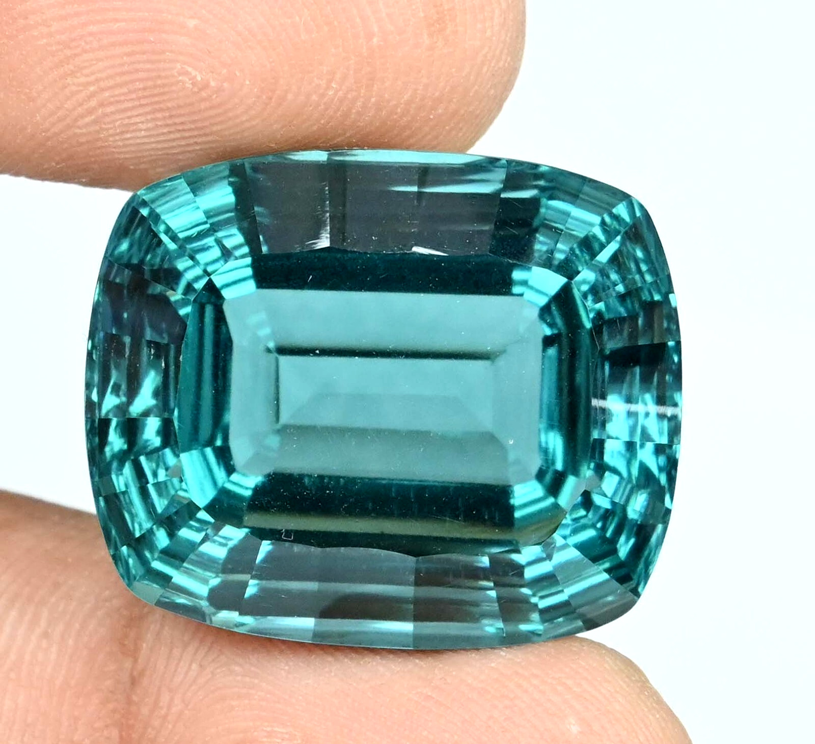 48.60 Ct Natural Paraiba Tourmaline Greenish Neon Blue Copper Loose Gemstone