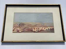 MARY SCHEIER PAINTING MID CENTURY MODERNISM FAMOUS LISTED VIRGINIA ARIZONA 1950