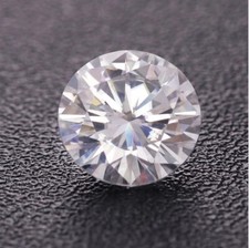 Wonderful Natural Round White Zircon 4-6Ct Faceted Cut Certified Loose Gemstone