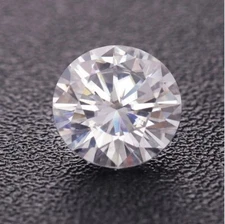 Wonderful Natural Round White Zircon 4-6Ct Faceted Cut Certified Loose Gemstone