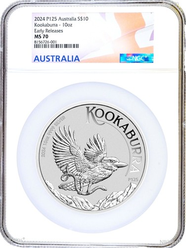 1995 Australia Perth Kookaburra 1 oz Silver Coin NGC MS69 | eBay