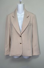 Sonia Rykiel Paris Vintage Lightweight Jacket Blazer in Blush Tan S