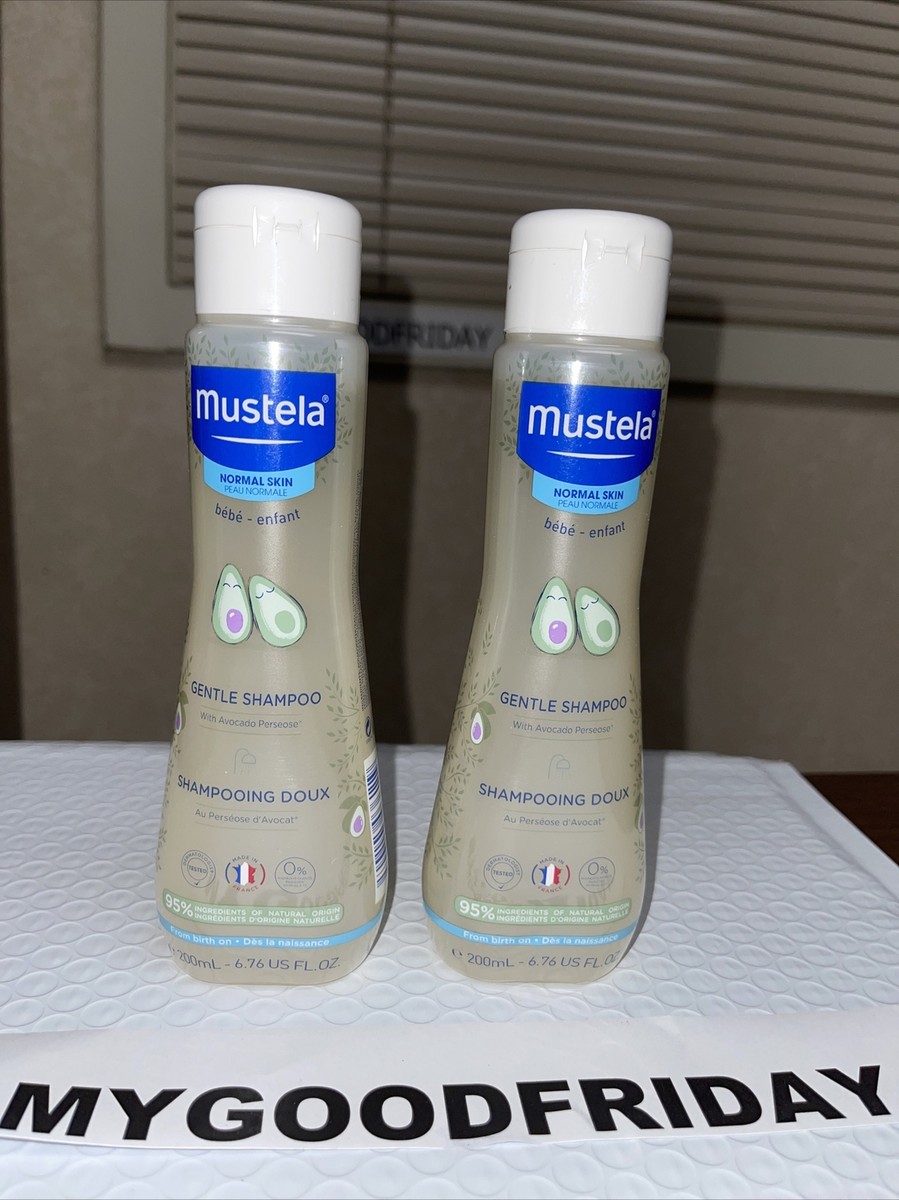 Mustela Baby Gentle Shampoo with Natural Avocado oz x2Packs Exp:  01/2024
