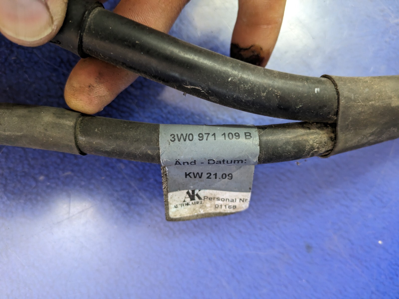 03-12 Bentley Continental flying spur starter wiring harness line oem