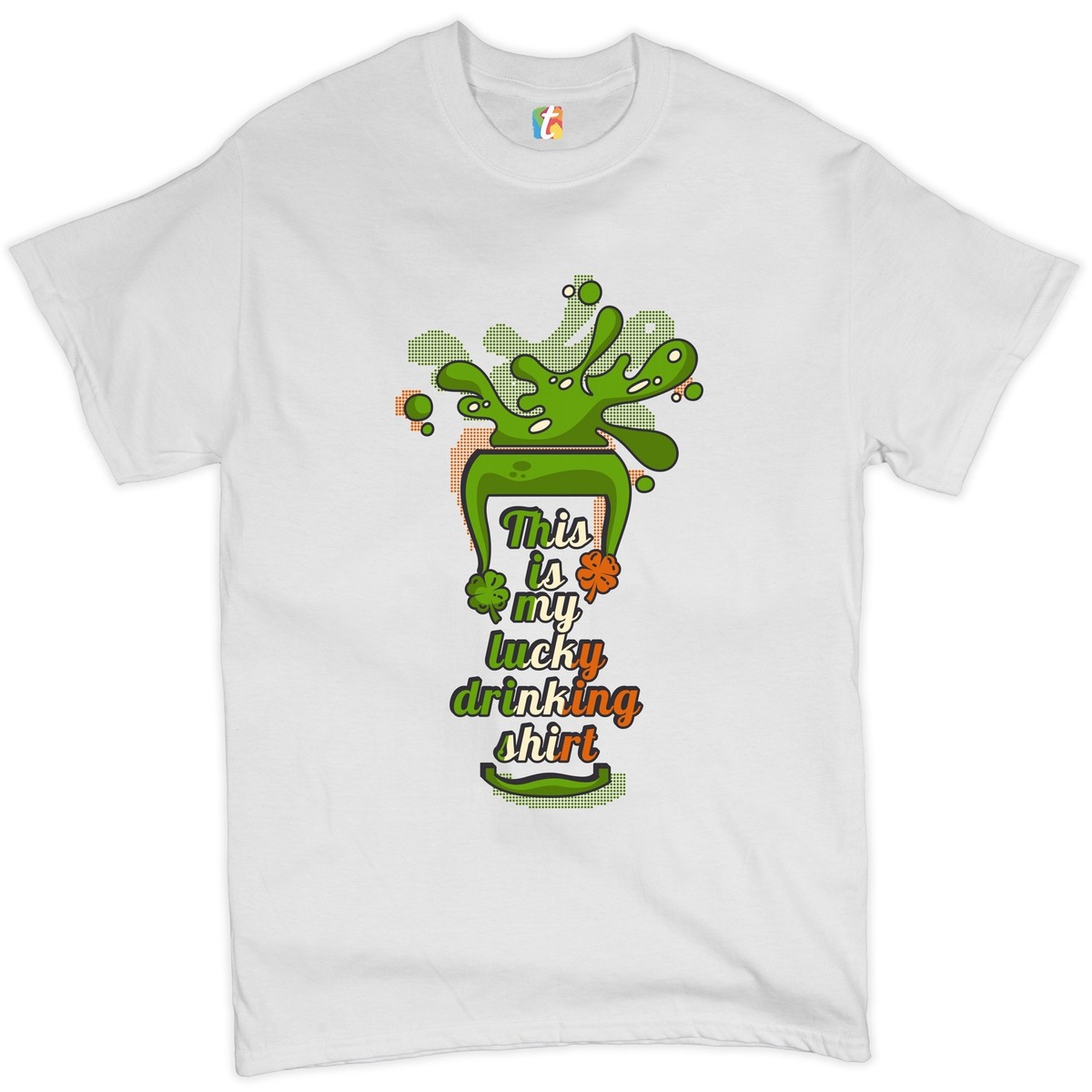 This Is My Lucky Drinking Shirt T-shirt St. Patrick's Day Irish
